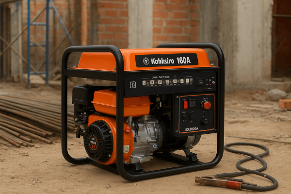 Moto Soldadora A Gasolina 160amp 110v 15hp Kohshiro Naranja - Imagen 7