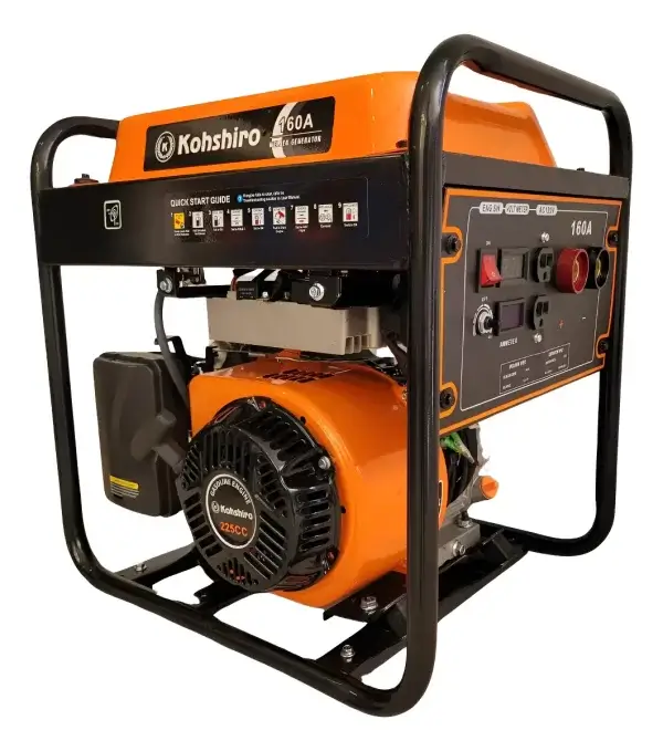 Moto Soldadora A Gasolina 160amp 110v 15hp Kohshiro Naranja