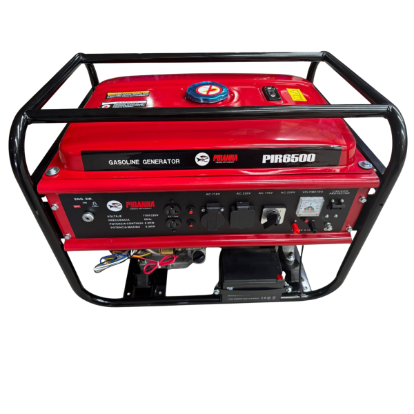 Generador Electrico Piraña PIR6500  6500W 4t Gasolina - Imagen 3